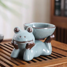 Load image into Gallery viewer, Ceramic Zodiac Tea Strainer Tea Leak Tea Tray Ornament
