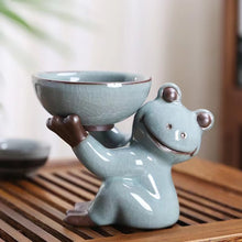 Load image into Gallery viewer, Ceramic Zodiac Tea Strainer Tea Leak Tea Tray Ornament
