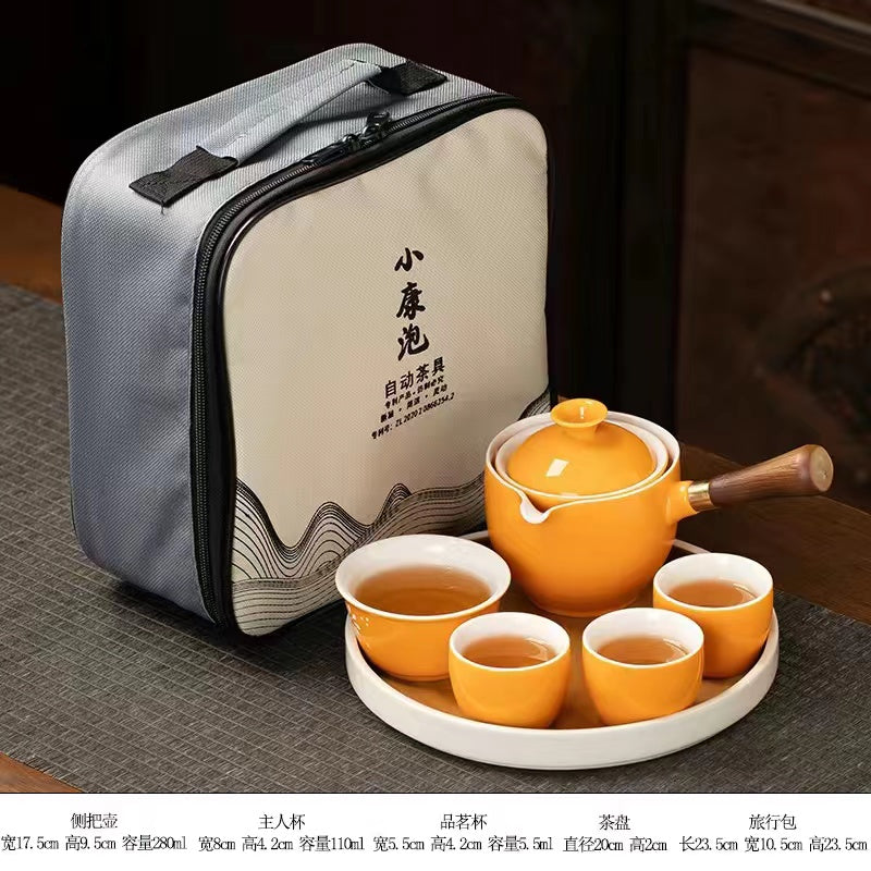 Anti-scald complete travel Teapot set