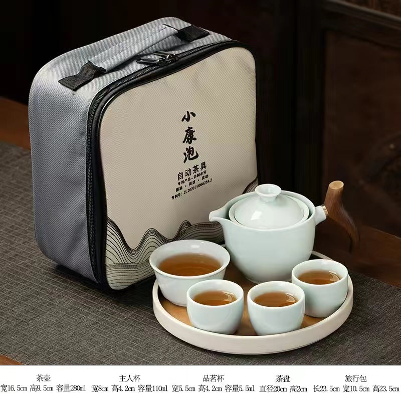 Anti-scald complete travel Teapot set