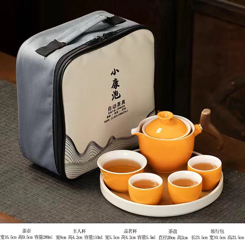 Anti-scald complete travel Teapot set