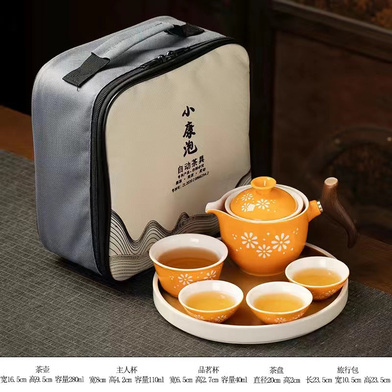 Anti-scald complete travel Teapot set