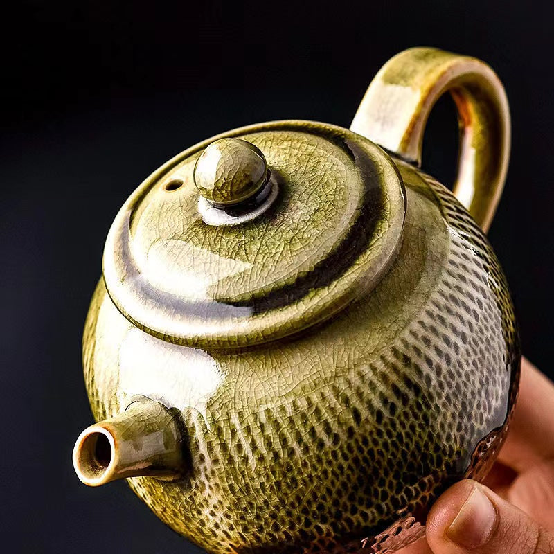 Fire mark wood fired handmade Teapot