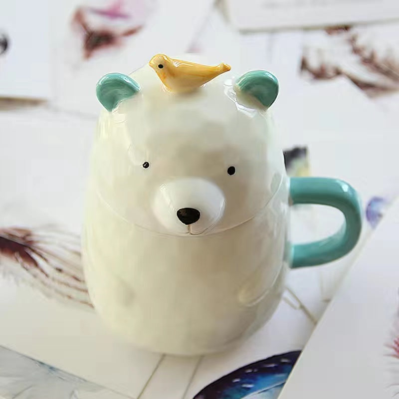 Cute cartoon ceramic mug