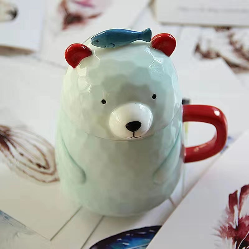 Cute cartoon ceramic mug