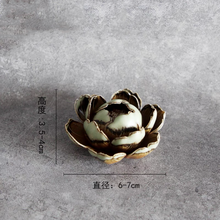 Load image into Gallery viewer, Ceramic Lotus Incense Stick Creative Incense Burner
