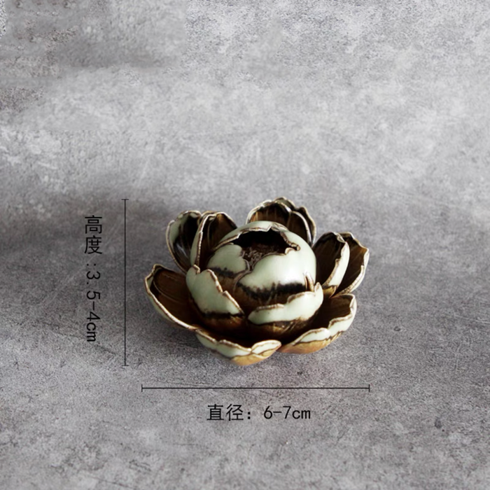 Ceramic Lotus Incense Stick Creative Incense Burner