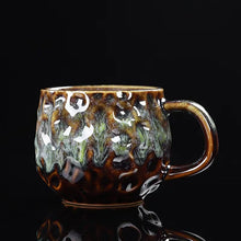 Load image into Gallery viewer, Ceramic mug with kiln-formed tianmu glaze
