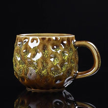 Load image into Gallery viewer, Ceramic mug with kiln-formed tianmu glaze
