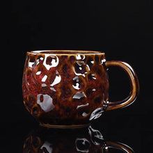 Load image into Gallery viewer, Ceramic mug with kiln-formed tianmu glaze
