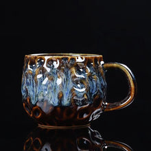 Load image into Gallery viewer, Ceramic mug with kiln-formed tianmu glaze
