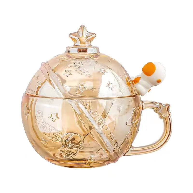 Planet Cup Glass Astronautical Teacup