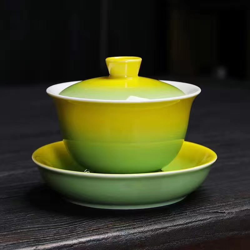 Gradient Glazed Tea Cup