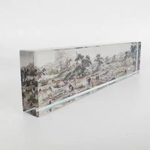 Load image into Gallery viewer, A Thousand Miles of Rivers and Mountains Crystal Glass Ornament
