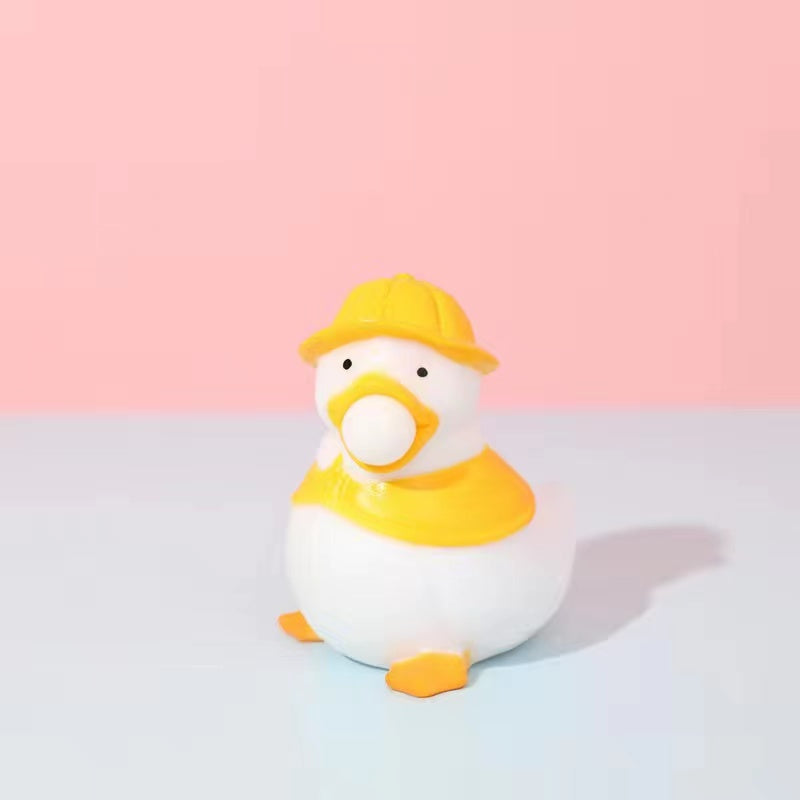 Stress Relief Toys Pinch & Spit Bubble Duck Venting Gift