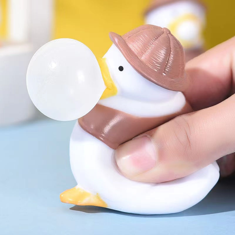 Stress Relief Toys Pinch & Spit Bubble Duck Venting Gift