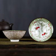 Load image into Gallery viewer, A blue and white porcelain tea cup with bucket cup
