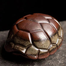 Load image into Gallery viewer, Qing Shui wood-fired turtle shell teapot ornament
