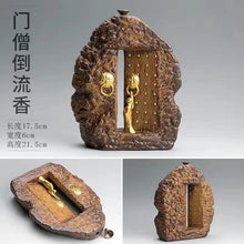 Load image into Gallery viewer, A kiln-formed gilt incense burner with a backflow incense burner
