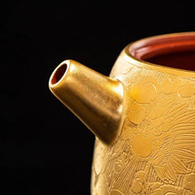 Load image into Gallery viewer, Master Collection------A submerged carved dragon and phoenix alabaster high-grade Teapot(M530)
