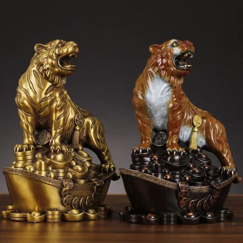 Vintage Roaring Tiger Statue – Georgie's NYC