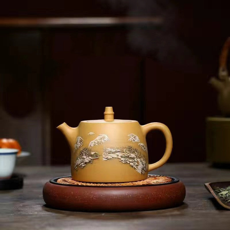 Master Collection------Yixing Purple Sand Pot Tiger Teapot(M540)