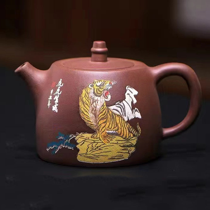 Master Collection------Yixing Purple Sand Pot Tiger Teapot(M540)