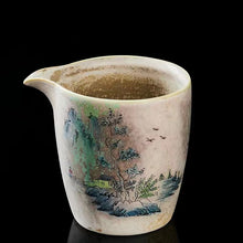 Load image into Gallery viewer, Hand-painted fair cup Jingdezhen landscape tea cup
