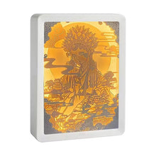 Load image into Gallery viewer, Chinese dunhuang wood carving lamp hollow table lamp light
