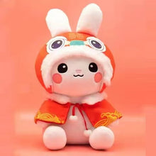 Load image into Gallery viewer, Year of the Rabbit doll plush toy with cute little rabbit
