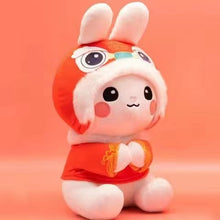 Load image into Gallery viewer, Year of the Rabbit doll plush toy with cute little rabbit
