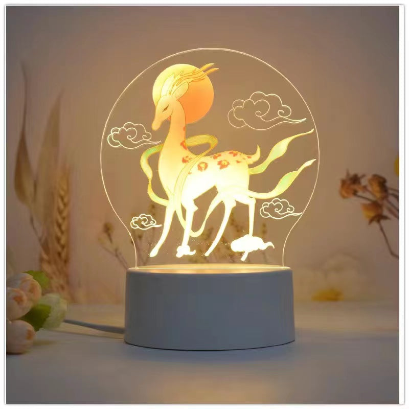 Fawn Dunhuang 3D glow-in-the-dark light