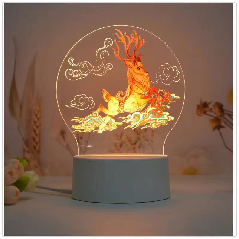 Fawn Dunhuang 3D glow-in-the-dark light