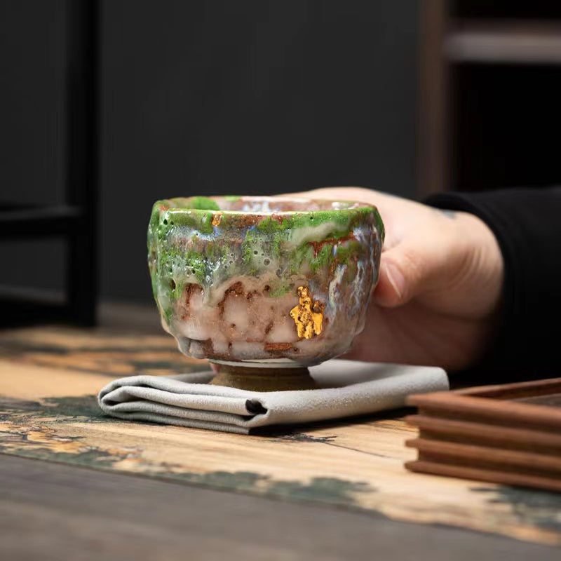 Handmade Shino-yaki Tea Cup