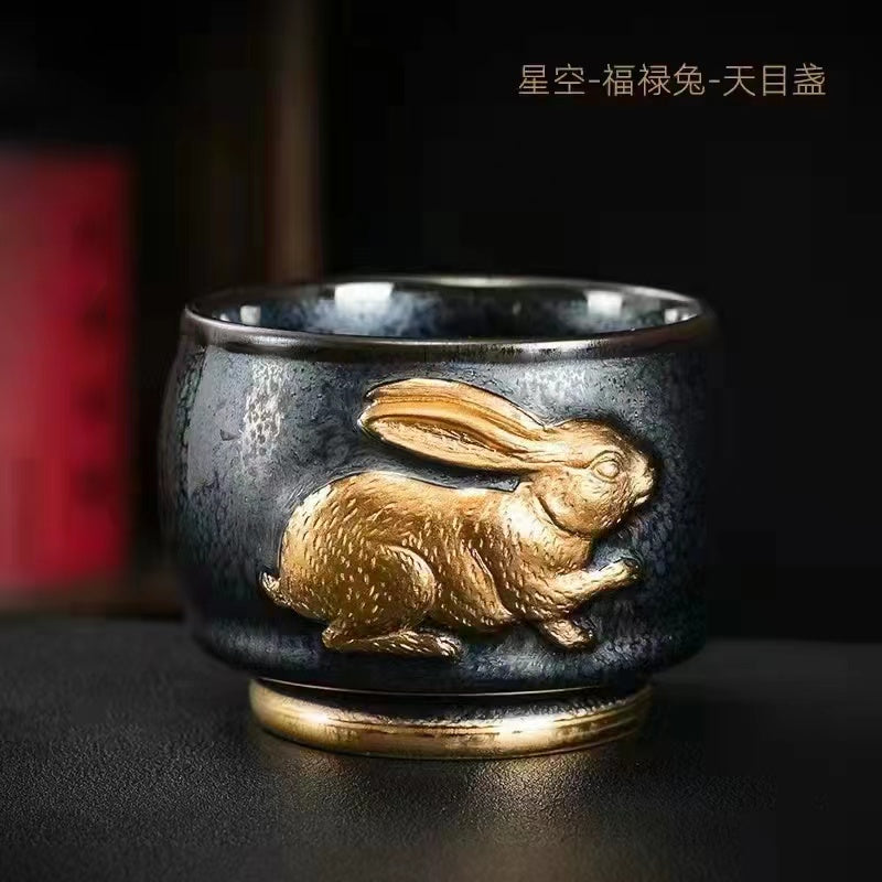 Master Collection----High-end handmade rabbit Tea cup(M552)