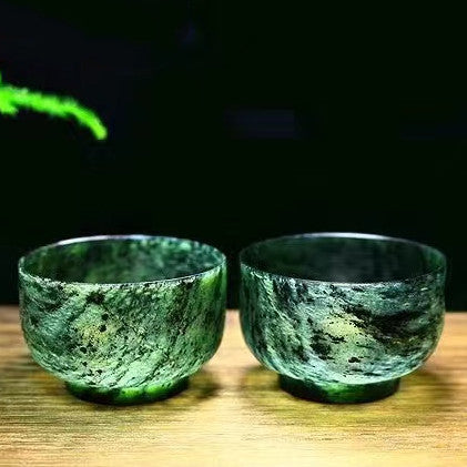 Luminous cup Dunhuang ink jade Tea cup