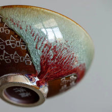 Load image into Gallery viewer, Year of the Rabbit creative haha porcelain handwritten silver lettering Tea cup
