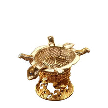 Load image into Gallery viewer, Pure Copper Spiritual Turtle Tea Leak Tea Tray Holder Tea Brewing Strainer Tea Strainer
