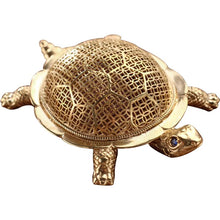 Load image into Gallery viewer, Pure Copper Spiritual Turtle Tea Leak Tea Tray Holder Tea Brewing Strainer Tea Strainer
