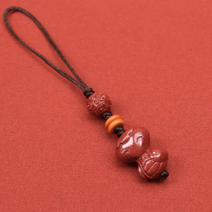 Cinnabar Chinese zodiac pendant small pendant to ensure peace