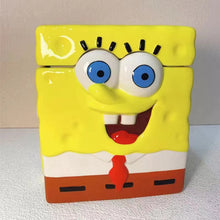 Load image into Gallery viewer, Ceramic storage jar cookie jar SpongeBob SquarePants Patrick Star storage jar
