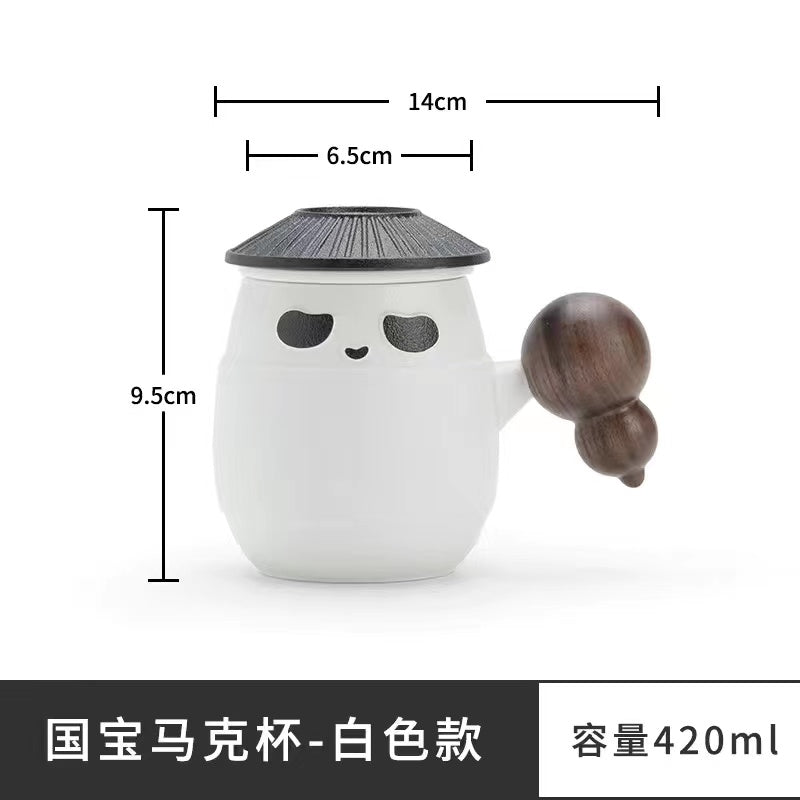 Panda tea cup creative mug ceramic mug cup