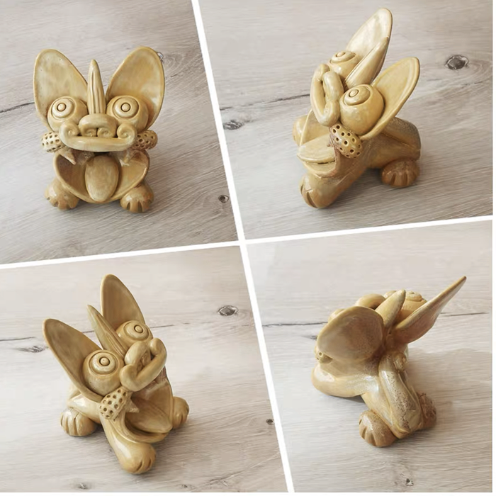 Tile cat pottery cat animal ornaments kitten tea pet