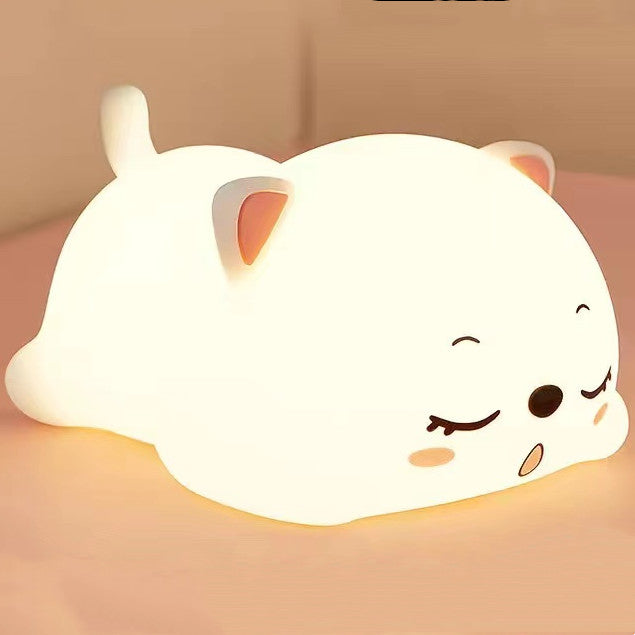 Snoring kitty night light