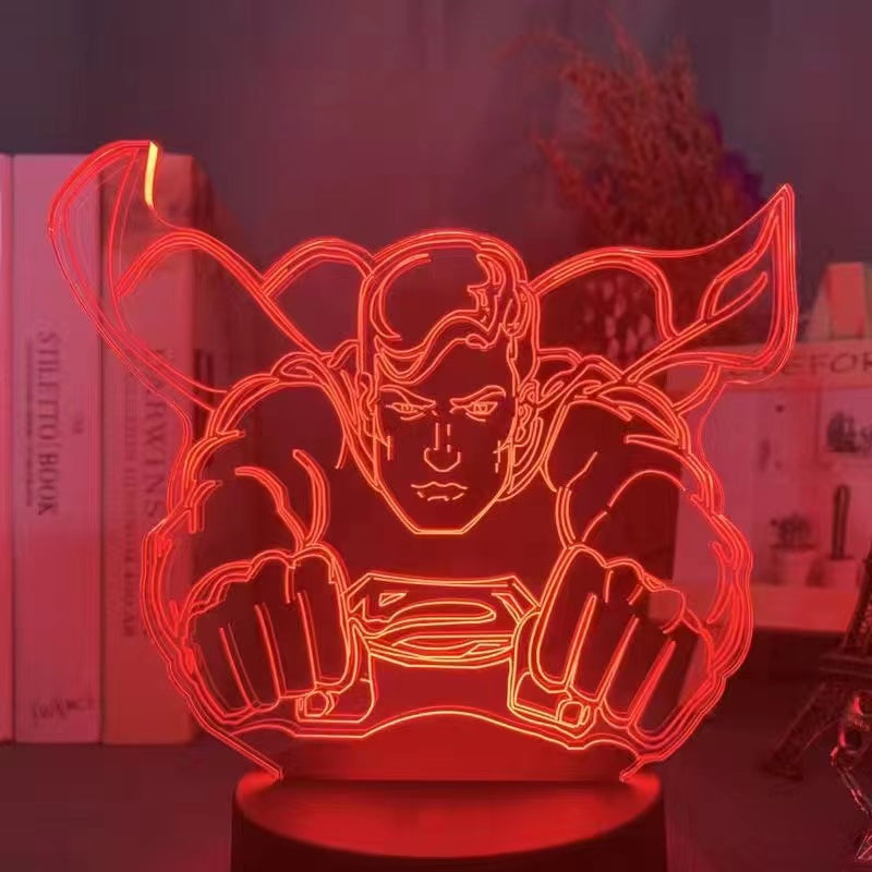 Marvel 3D night light Spider-Man Iron Man Superman night light