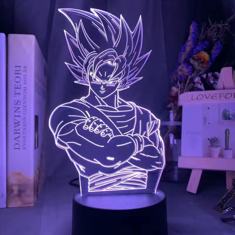 Dragon Ball 3d stereo light Goku night light