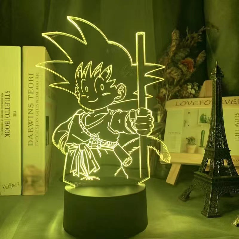 Dragon Ball 3d stereo light Goku night light