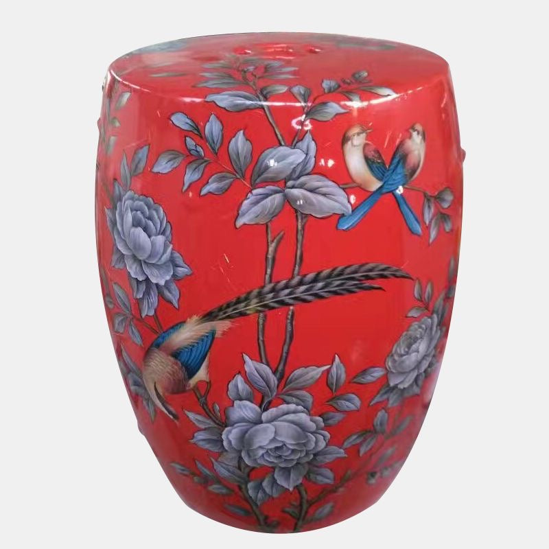 Jingdezhen ceramic drum stool porcelain stool