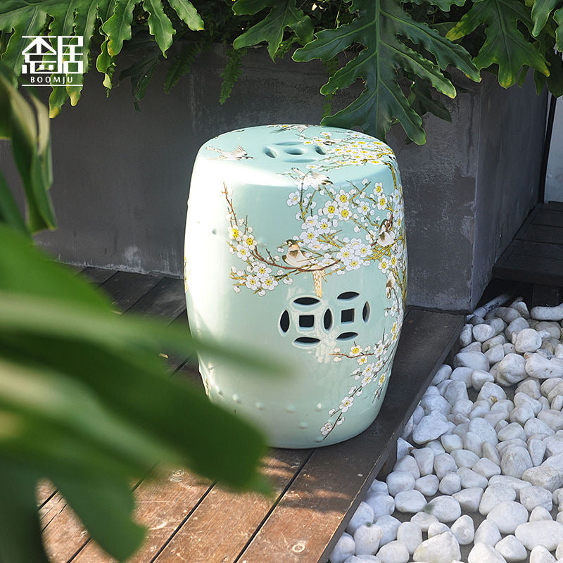 Jingdezhen ceramic drum stool porcelain stool