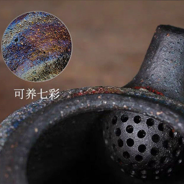 Master Collection----Maple Leaf Rock Mine Handmade Teapot Museum Collection Identical【M555】